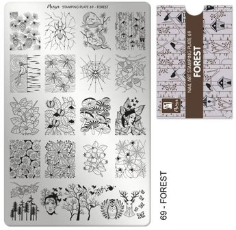 Stamping Plate 69 Forest 