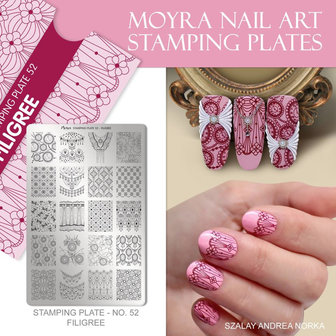 Stamping Plate 52 Filigree