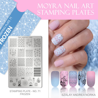 Stamping Plate 71 Frozen 