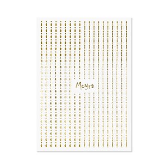 Nail art strips dots 01 gold