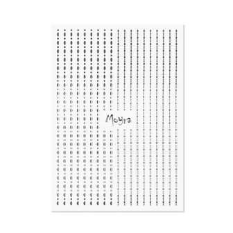 Moyra | Nail art strips dots 02 Silver