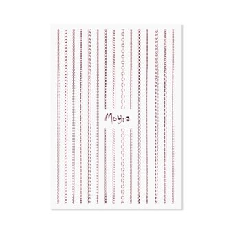 Nail art strips chain 03 Rose Gold