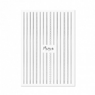 Moyra | Nail art strips chain 02 silver