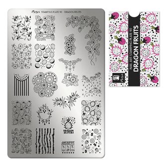 Stamping Plate 90 Dragon Fruits 