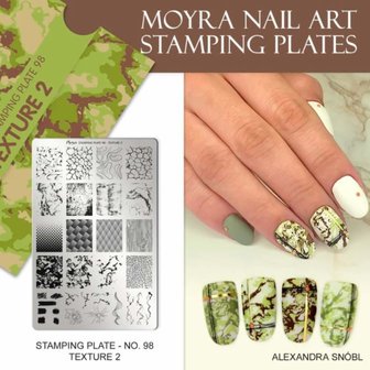 Stamping Plate 98 Texture 2 