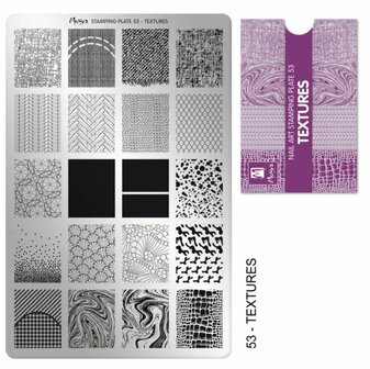 Moyra | Stamping Plate 53 Textures
