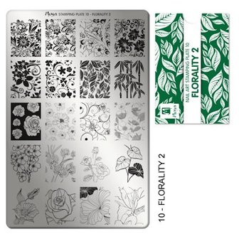 Stamping Plate 10 Florality 2 