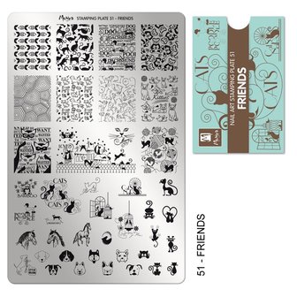 Moyra | Stamping Plate 51 Friends 