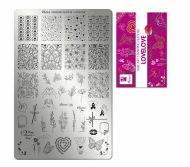Stamping Plate 88 Lovelove