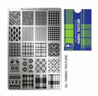 Stamping Plate 02 Fabric Texture