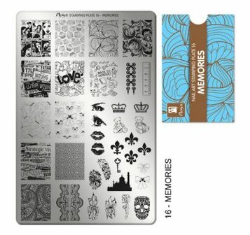 Stamping Plate 16 Memories 