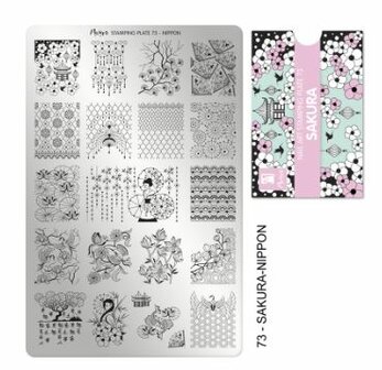 Stamping Plate 73 Sakura 
