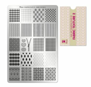 Stamping Plate 99 Fabric Texture 2 