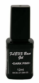 Flexx Base Gel Fles Dark Pink 12ml