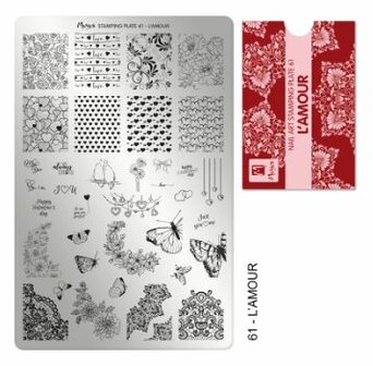 Stamping Plate 61 L&#039;Amour