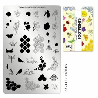 Stamping Plate 67 Footprints
