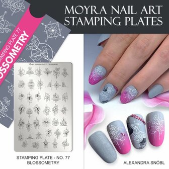 Stamping Plate 77 Blossometry