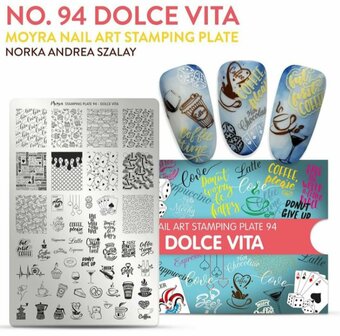 Stamping Plate 94 Dolce Vita