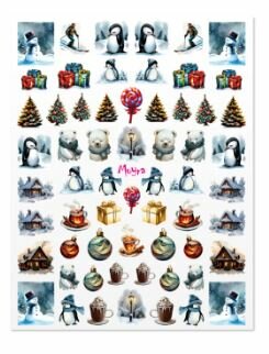 Watertransfer Sticker Collection nr03 Winter