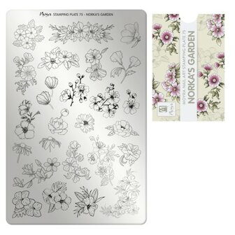 Stamping Plate 75 Norka&#039;s Garden