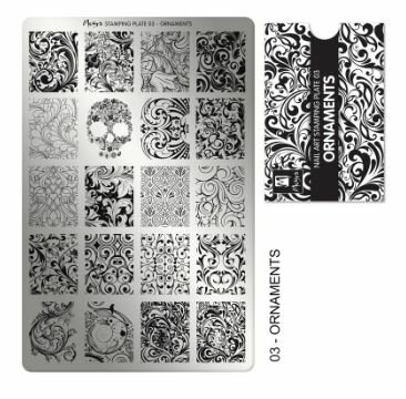 Moyra | Stamping Plate 03 Ornaments