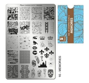 Stamping Plate 16 Memories 