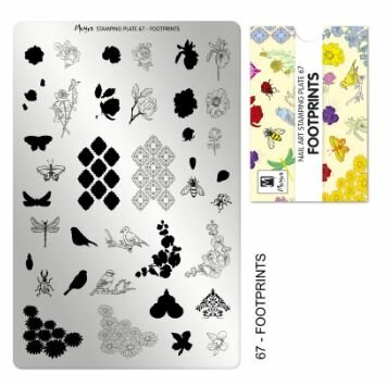 Stamping Plate 67 Footprints