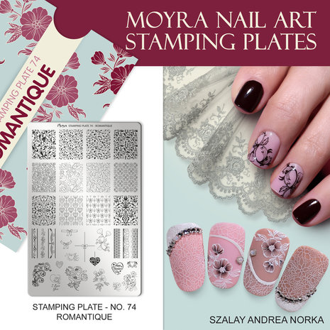 Stamping Plate 74 Romantique 