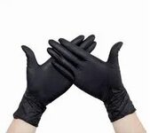 Soft Nitril Handschoenen Black Maat S